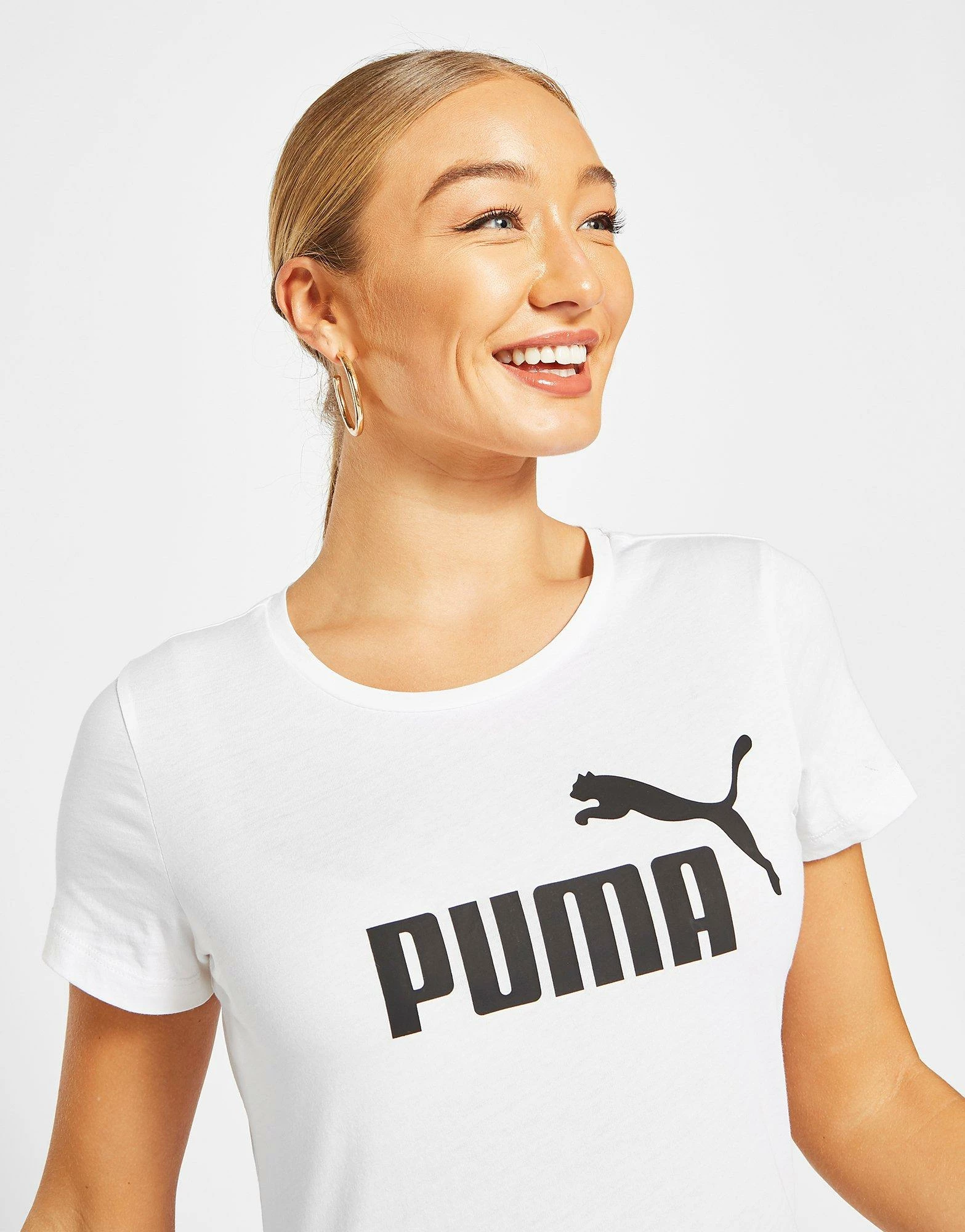 Puma Core T-Shirt Dame Hvid - Billede 4
