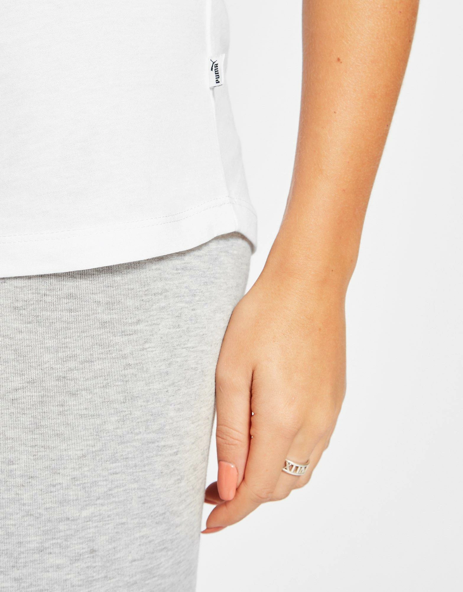 Puma Core T-Shirt Dame Hvid - Billede 5