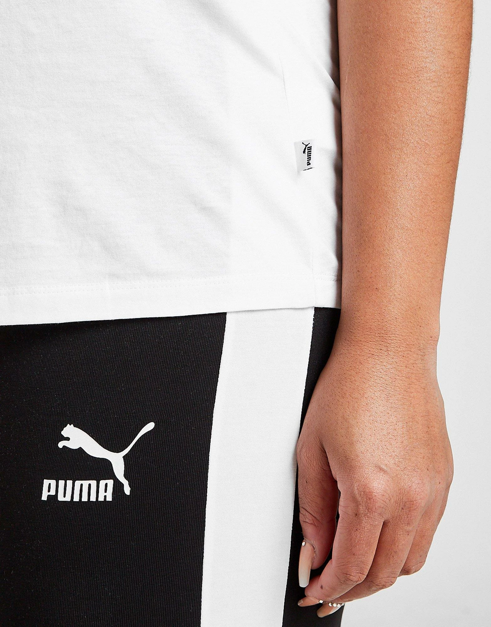 Puma Core T-Shirt Dame Hvid - Billede 6