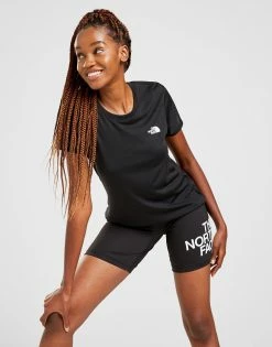 The North Face Reaxion Kortærmet T-Shirt Dame Sort