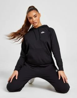 Nike Sportswear Essential Overhead Hoodie Dame Sort