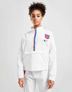 Nike England 1/4 Zip Track Top Hvid