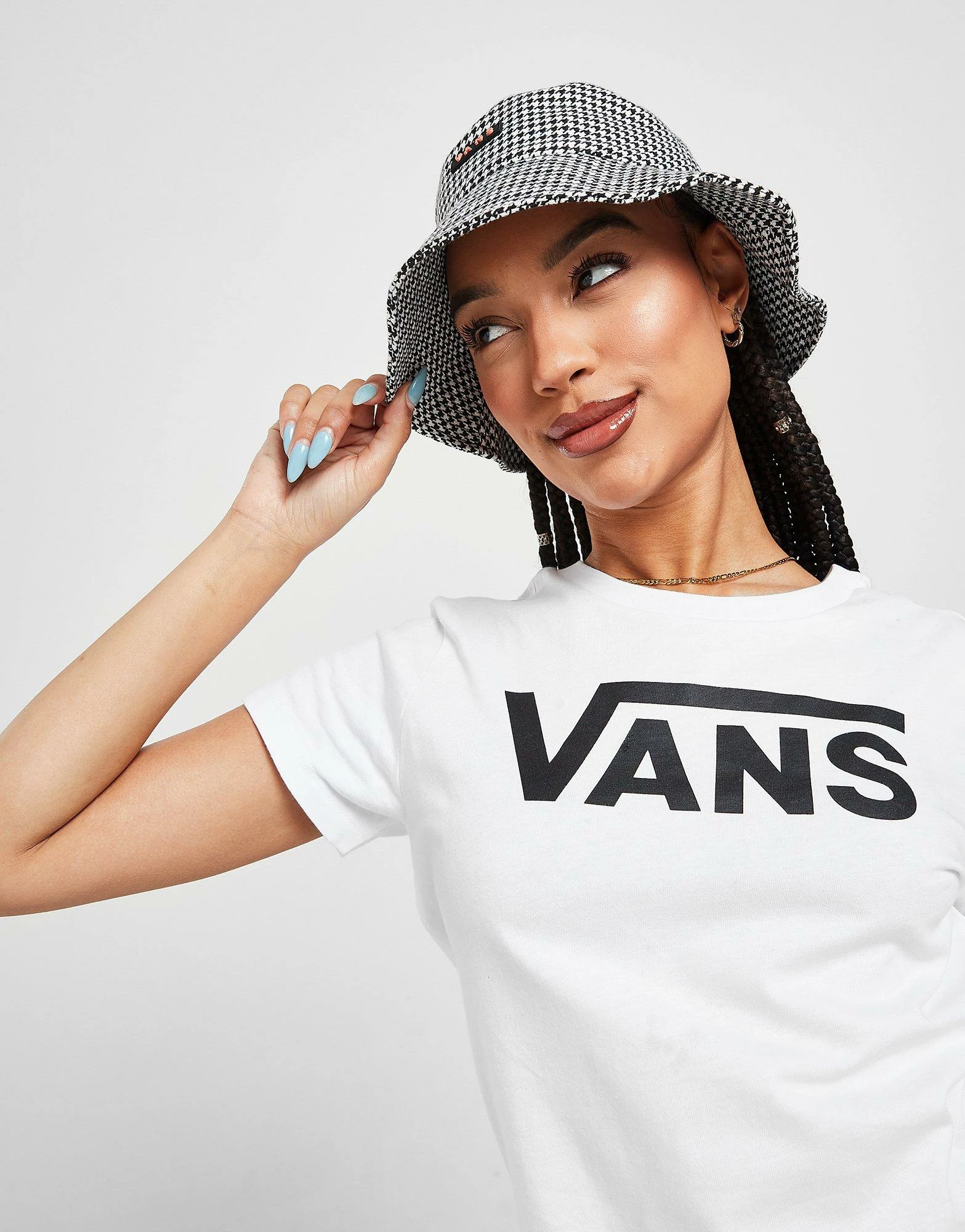 Vans Flying V Logo T-Shirt Dame Hvid