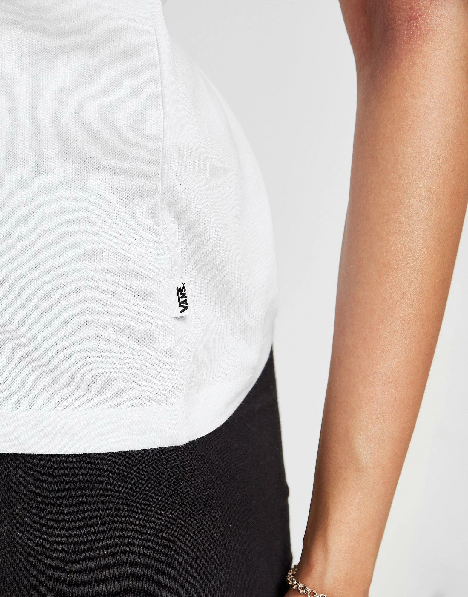 Vans Flying V Logo T-Shirt Dame Hvid - Billede 5