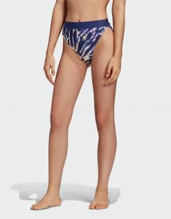 Adidas Originals Tie Dye Højtaljede Bikinitrusser Lilla