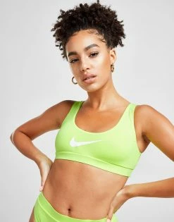 Nike Swoosh Bikini Bralette Top Dame Grøn