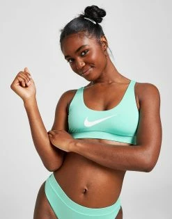 Nike Swoosh Bikini Bralette Top Dame Blå