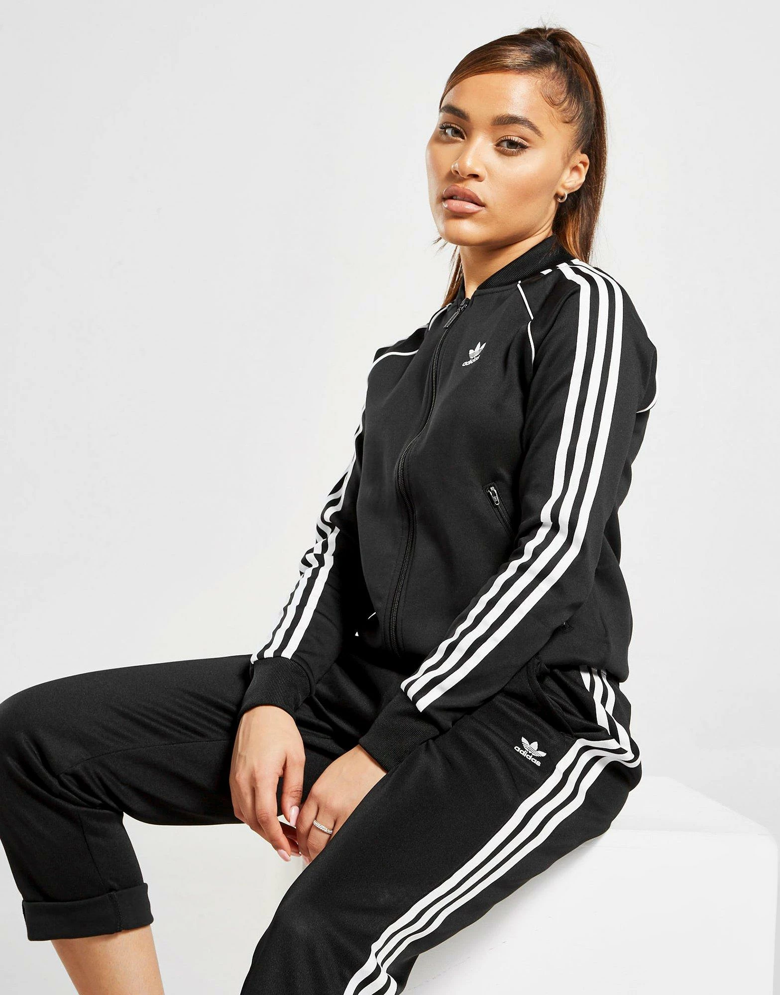 Adidas Originals SS Track Top Dame Sort