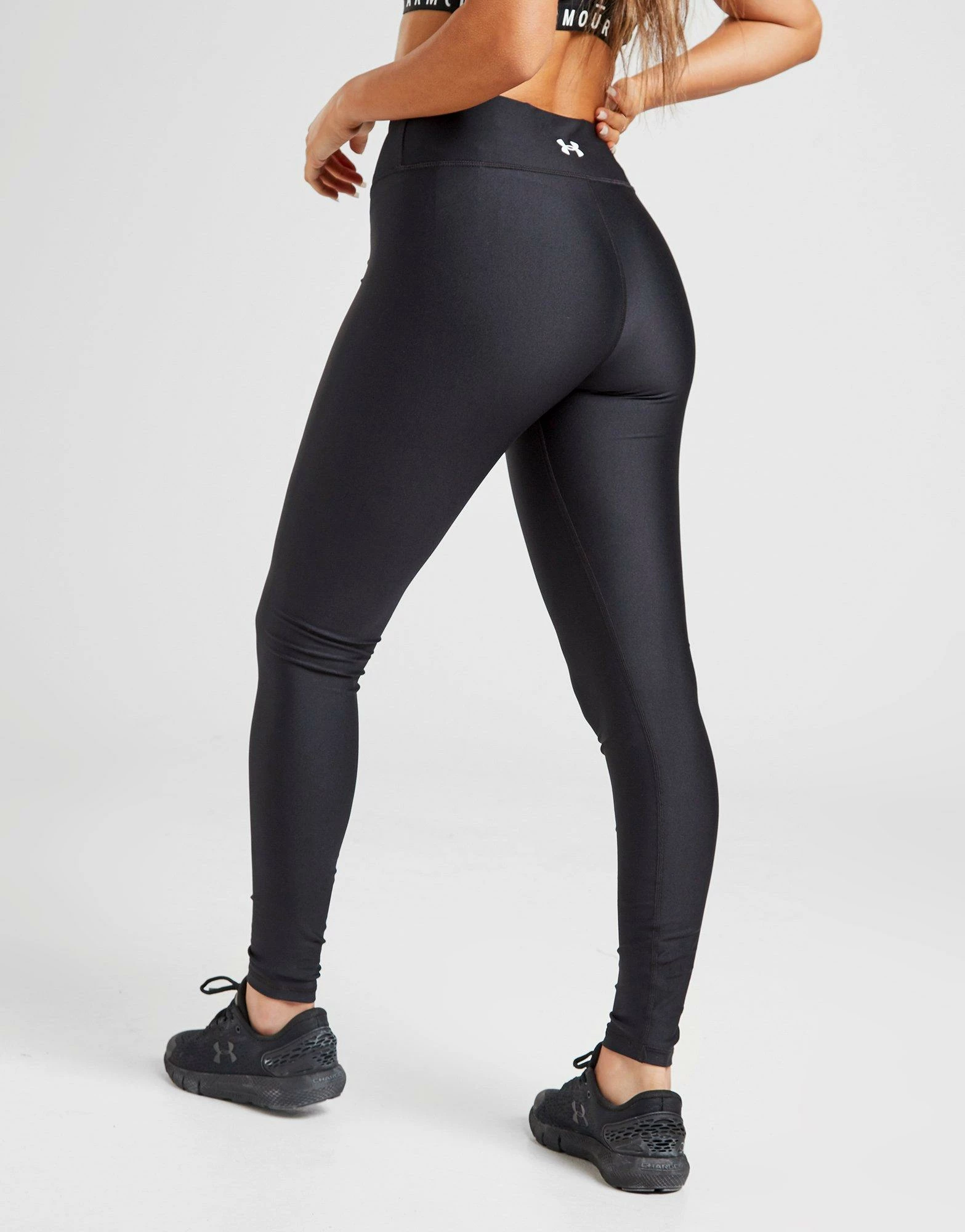 Under Armour Wordmark Leggings Dame Sort - Billede 3