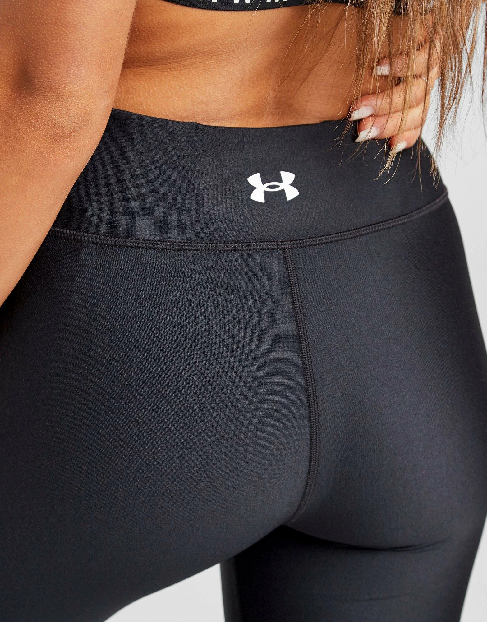 Under Armour Wordmark Leggings Dame Sort - Billede 4