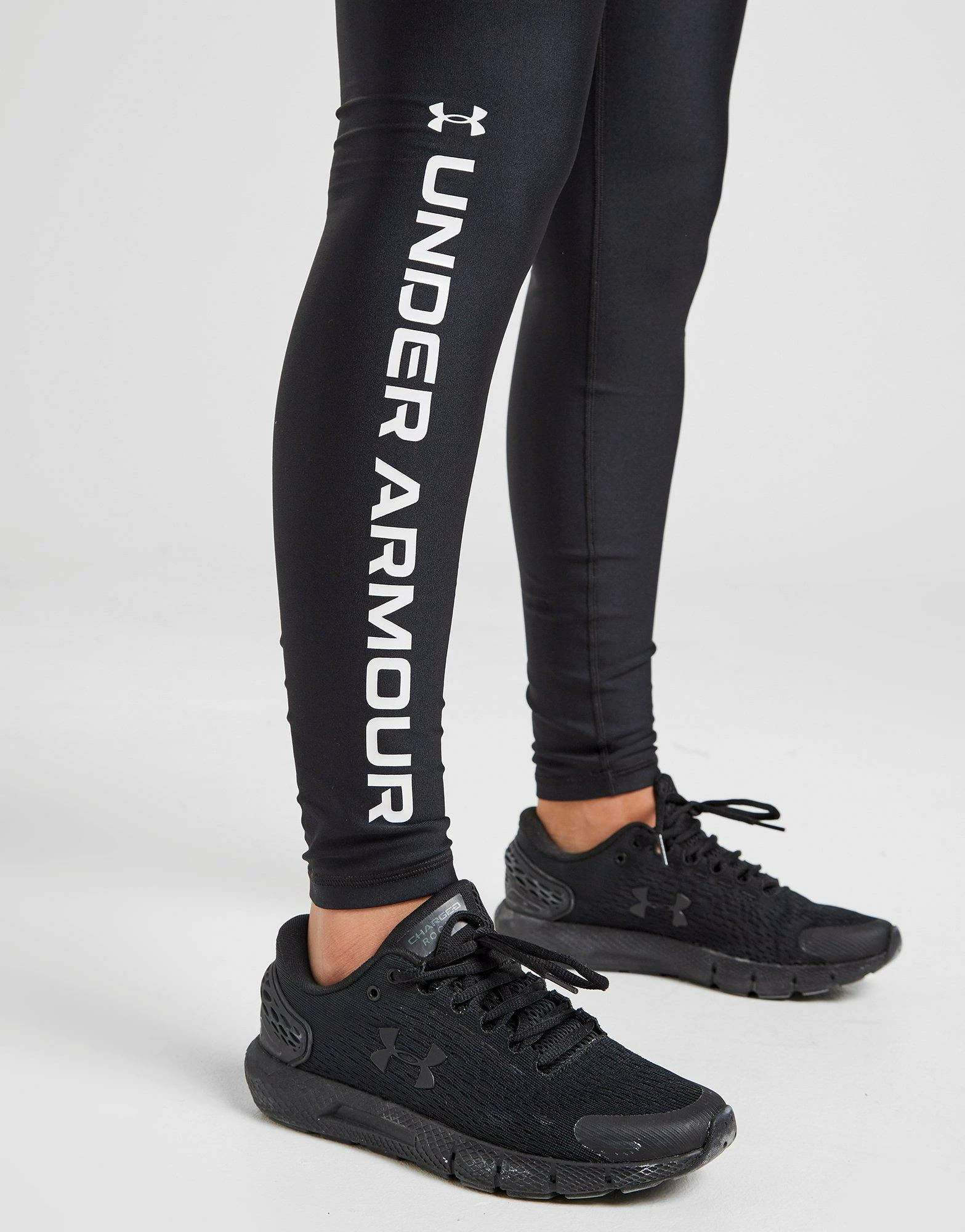 Under Armour Wordmark Leggings Dame Sort - Billede 5