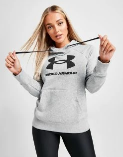 Under Armour Rival Overhead Hættetrøje Dame Grå