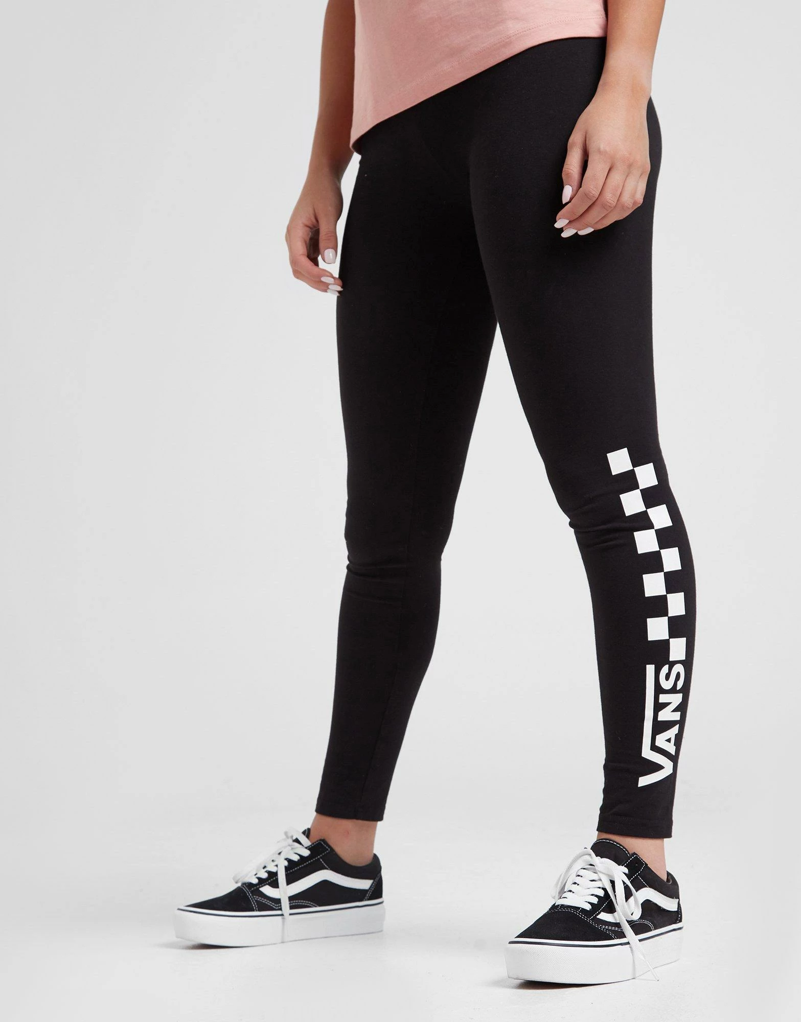 Vans Checkerboard Leggings Sort - Billede 2