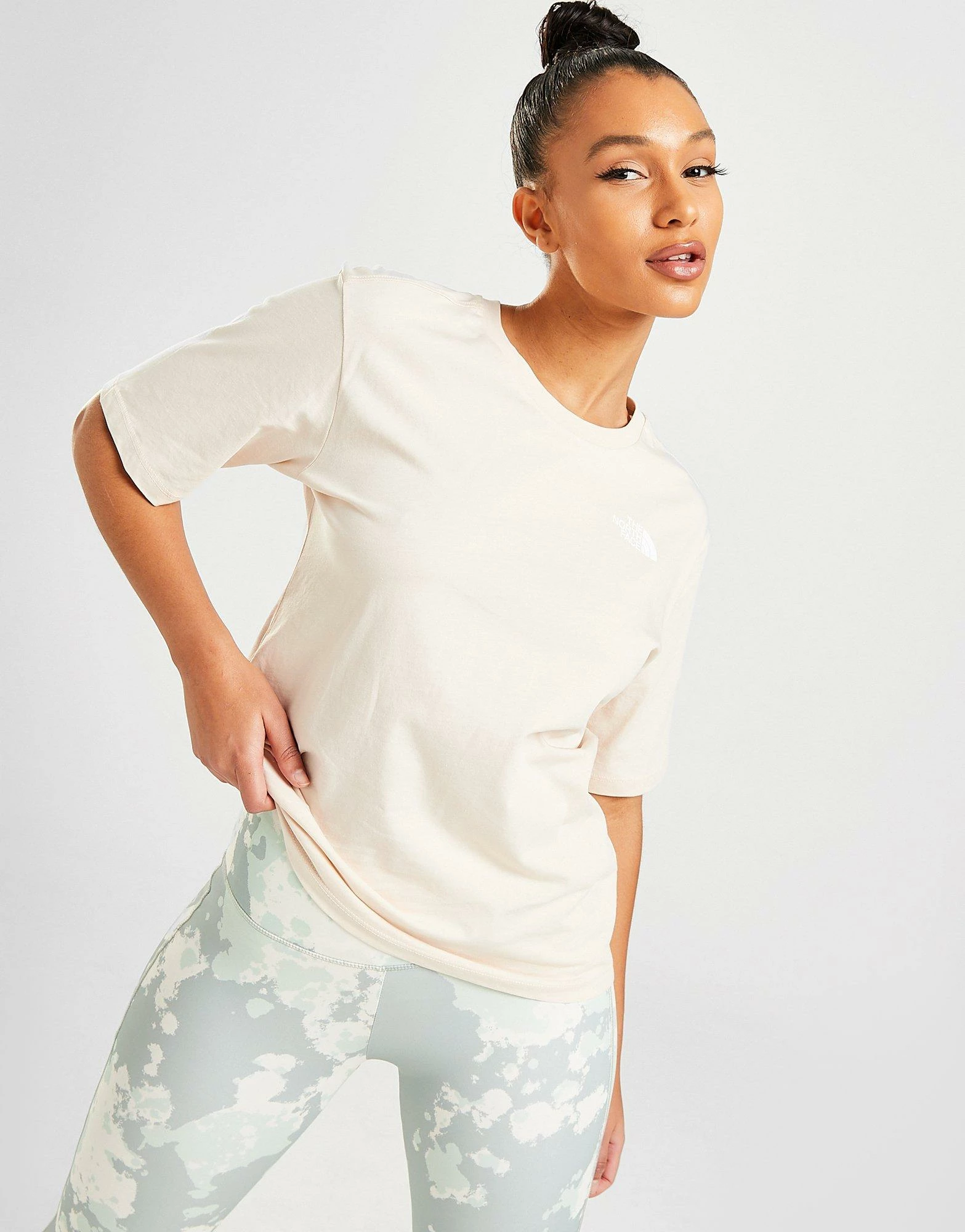 The North Face Simple Dome Boyfriend T-Shirt Beige - Billede 2