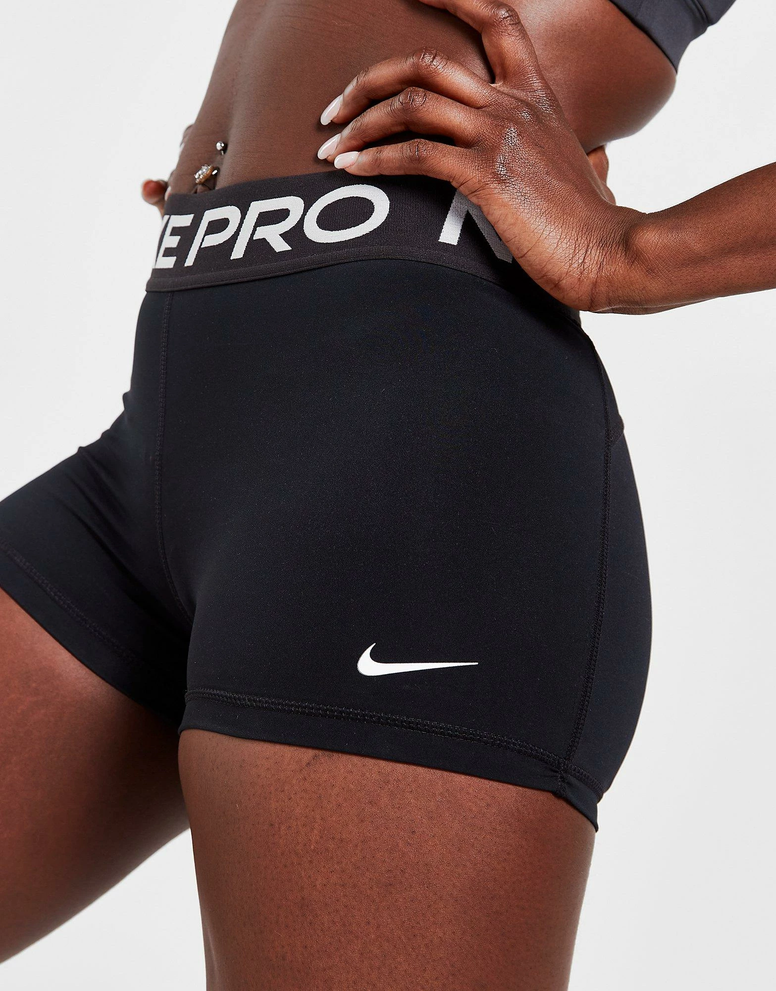 Nike Training Pro 3" Shorts Dame Sort - Billede 4