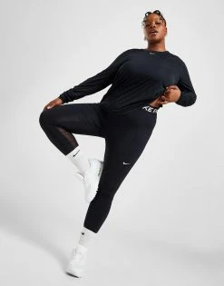 Nike Training Pro Plus Size Tights Sort