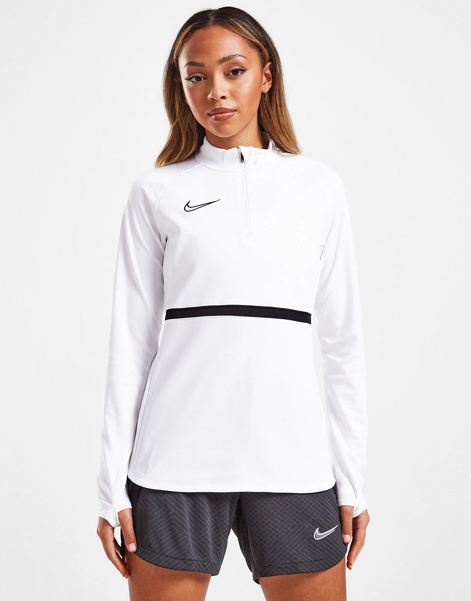 Nike Academy 1/4 Zip Top Dame Hvid - Billede 2