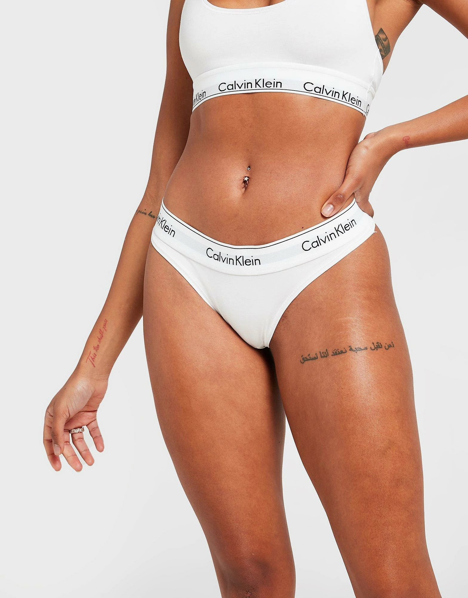 Calvin Klein Underwear Modern Cotton G-streng Dame Hvid - Billede 2
