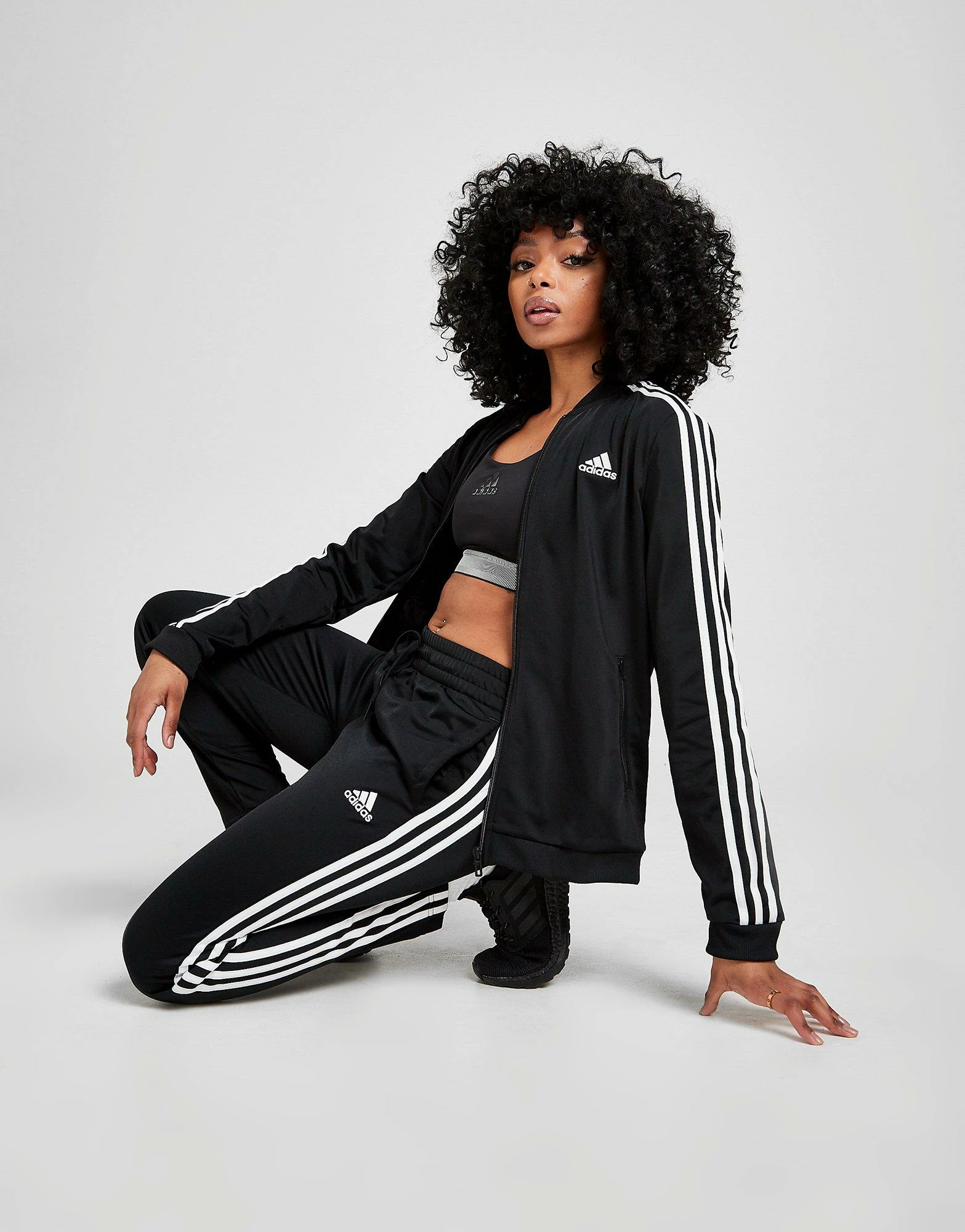 Adidas Tiro Tracksuit Sort