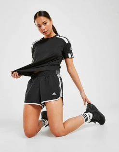 Adidas 3-Stripes Løbeshorts Dame Sort