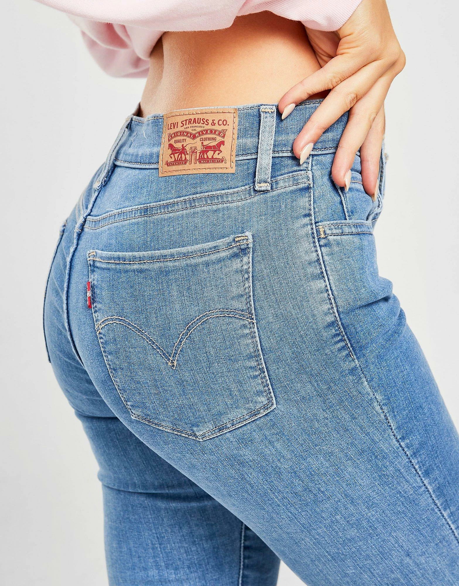 Levi's 710 Super Skinny Jeans Dame Blå - Billede 3