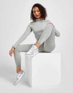 Nike Club Leggings Dame Grå