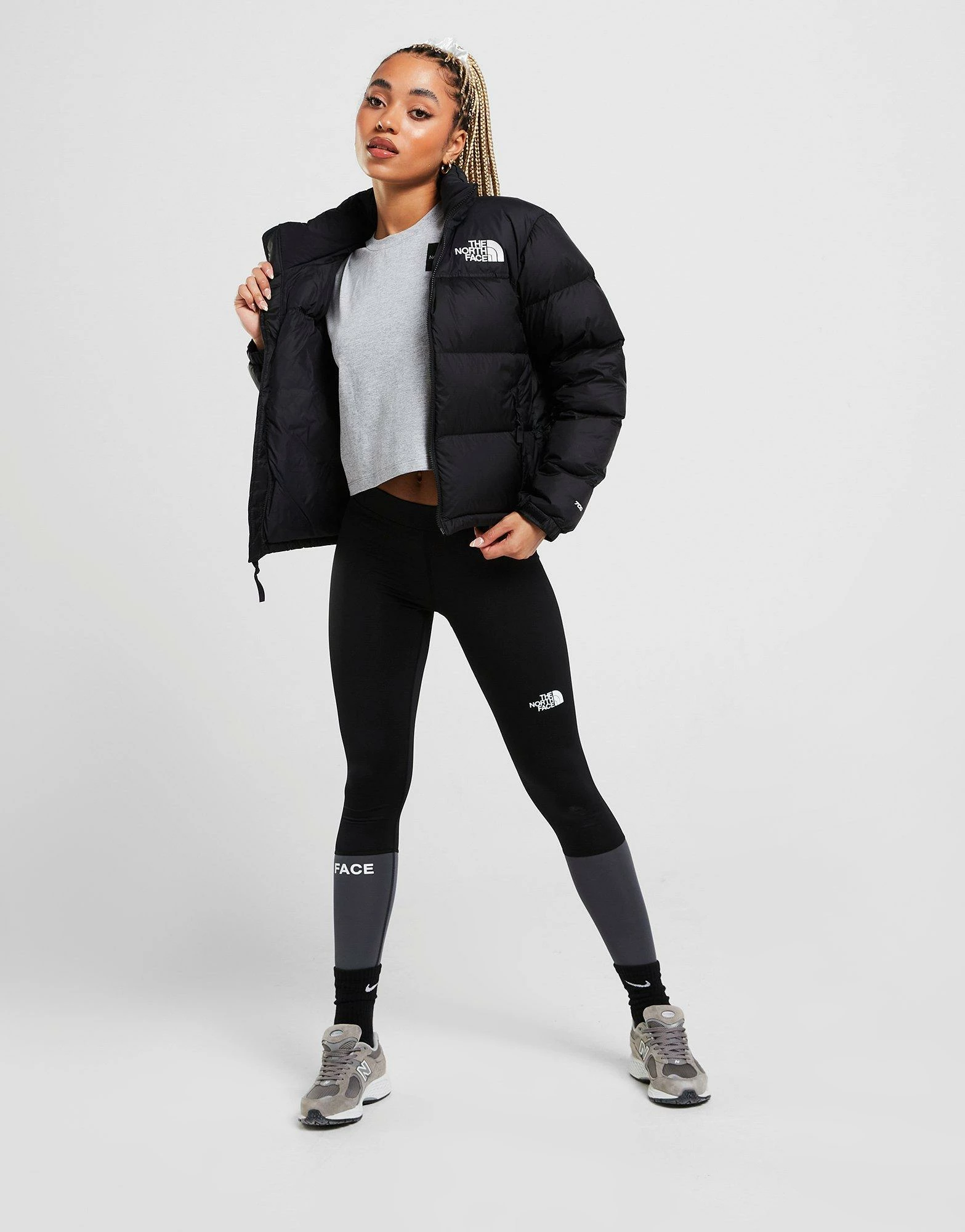 The North Face Nuptse 1996 Jakke Dame Sort - Billede 5