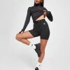 Adidas Shine Tape 3" Shorts Dame Sort