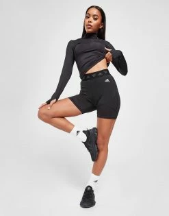 Adidas Shine Tape 3" Shorts Dame Sort