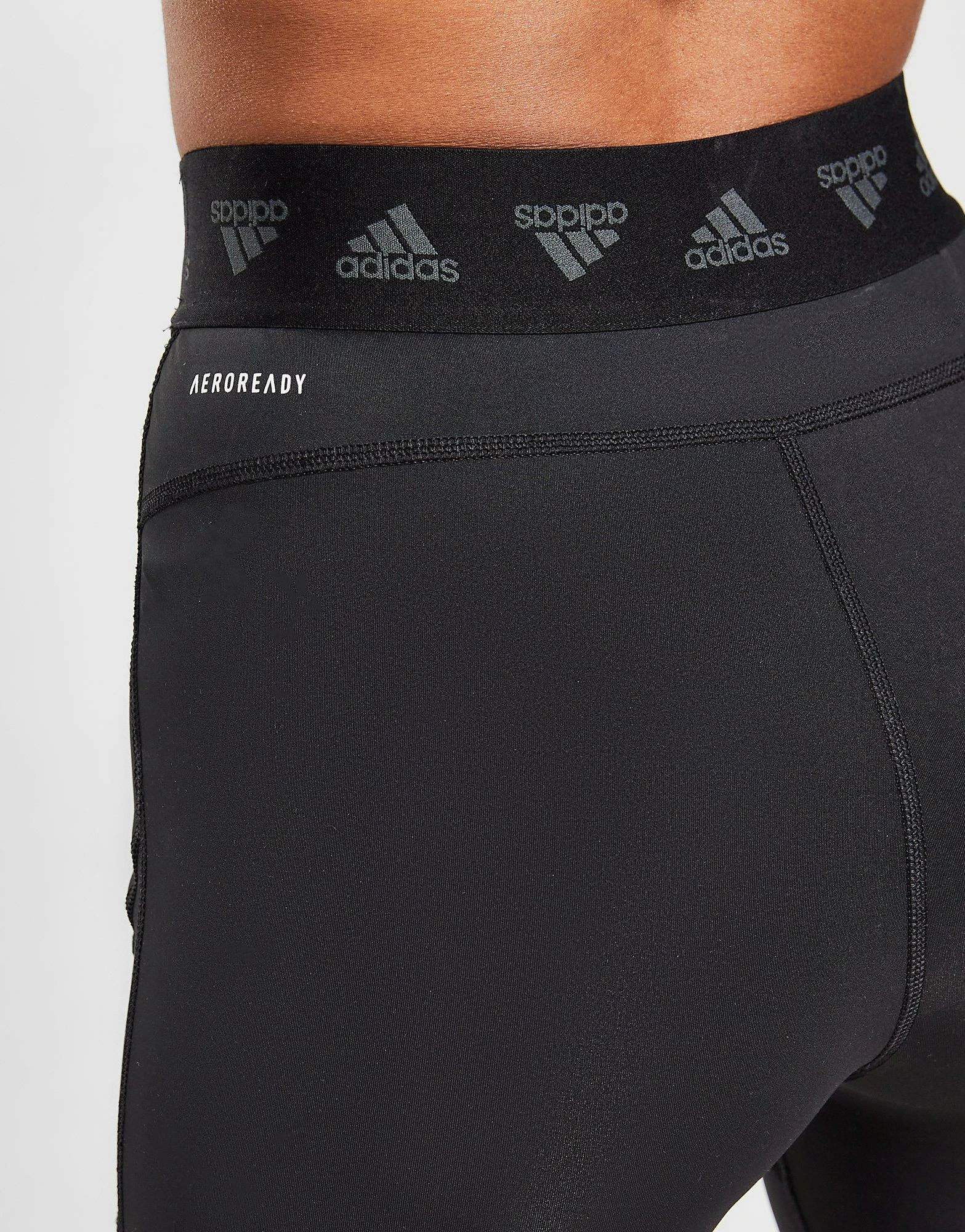 Adidas Shine Tape 3" Shorts Dame Sort - Billede 5