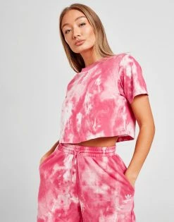 Adidas Originals CROP TEE Pink