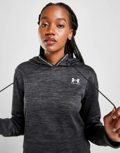 Under Armour UA Armour Fleece Crop Hoodie Sort