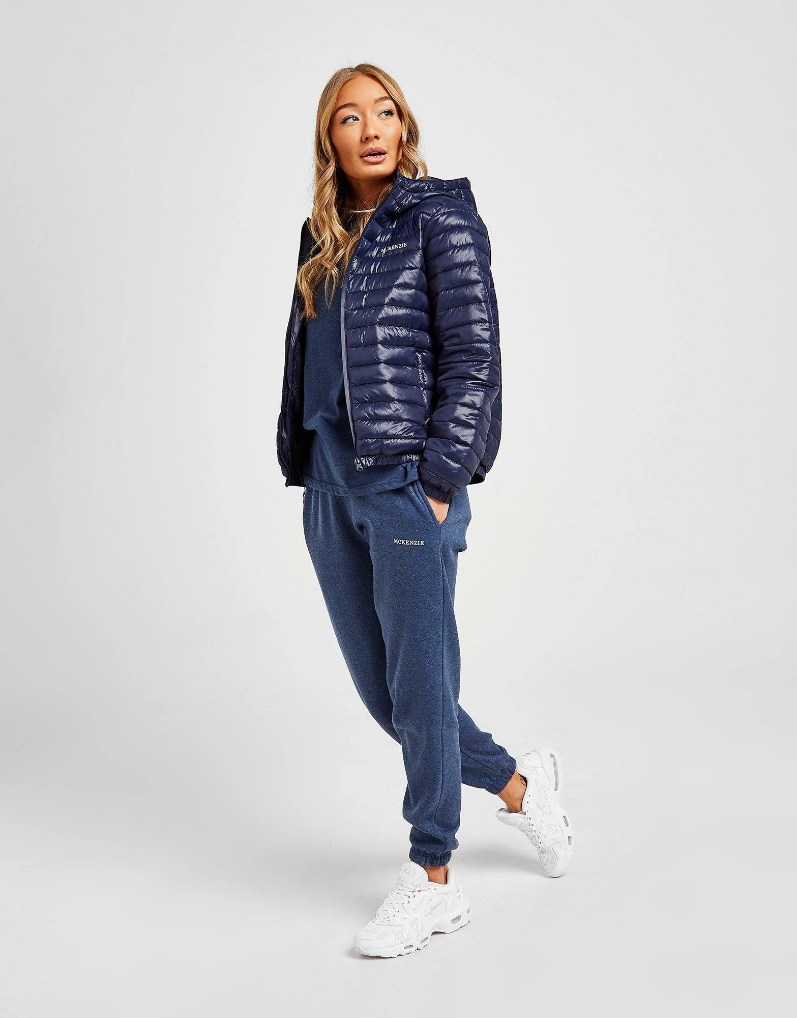 McKenzie Core Logo Padded Jacket Blå - Billede 3