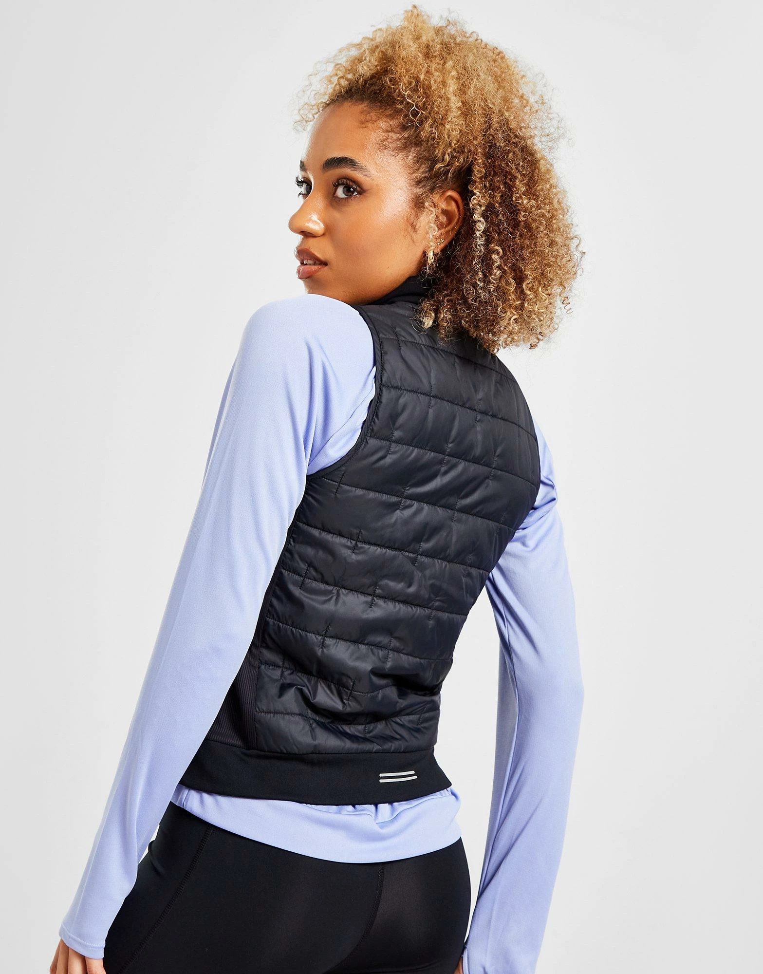 Nike Running Synthetic Weste Sort - Billede 2