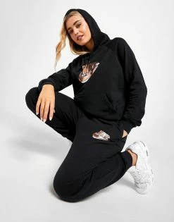 Nike Double Futura Joggingbukser Dame Sort