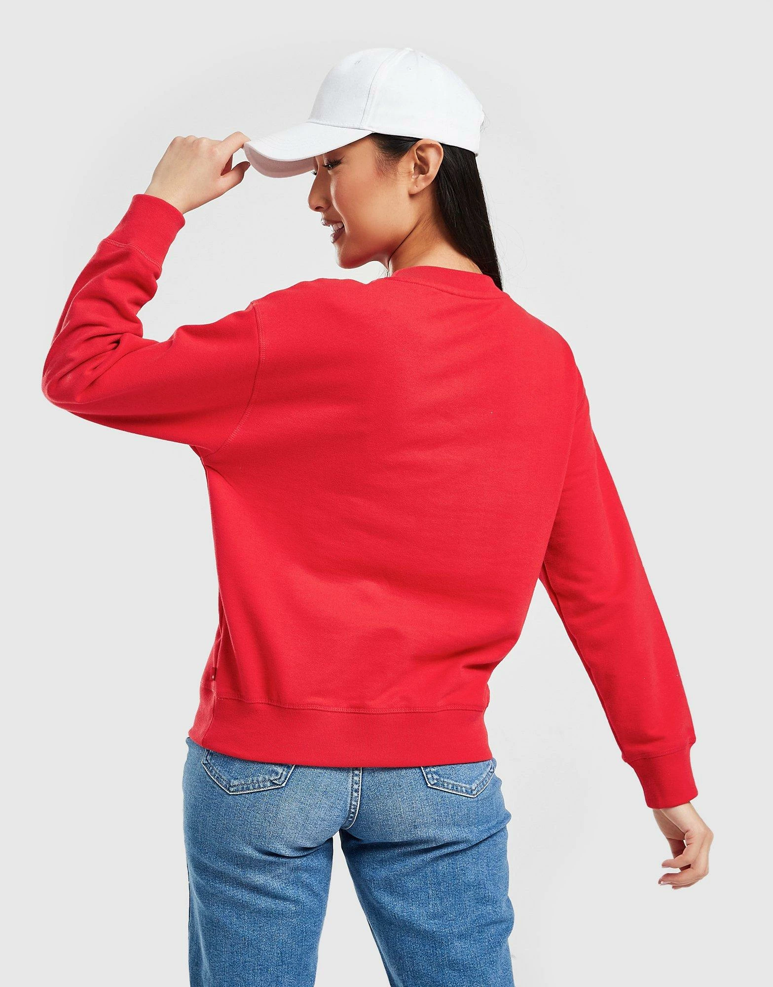 Levi's Boxtab Sweatshirt Dame Rød - Billede 4