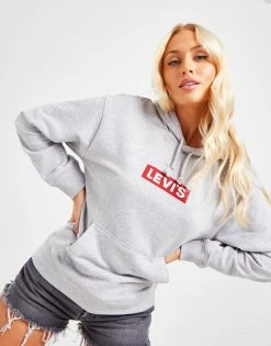 Levi's Box Tab Hættetrøje Dame Grå