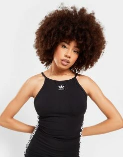 Adidas Originals 3-Stripe Kjole Dame Sort