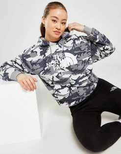 The North Face Camo Overhead Hoodie Grå