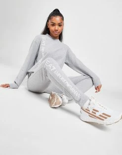 Emporio Armani EA7 Crew Tracksuit Grå