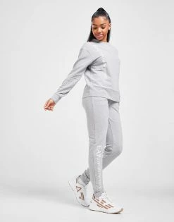 Emporio Armani EA7 Crew Tracksuit Grå -Pink Soda Sport shop jd 507382 c