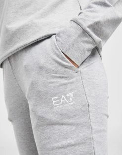 Emporio Armani EA7 Crew Tracksuit Grå -Pink Soda Sport shop jd 507382 g