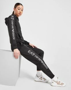Emporio Armani EA7 Logo Tracksuit Sort