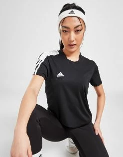 Adidas Tiro Short Sleeve T-Shirt Sort
