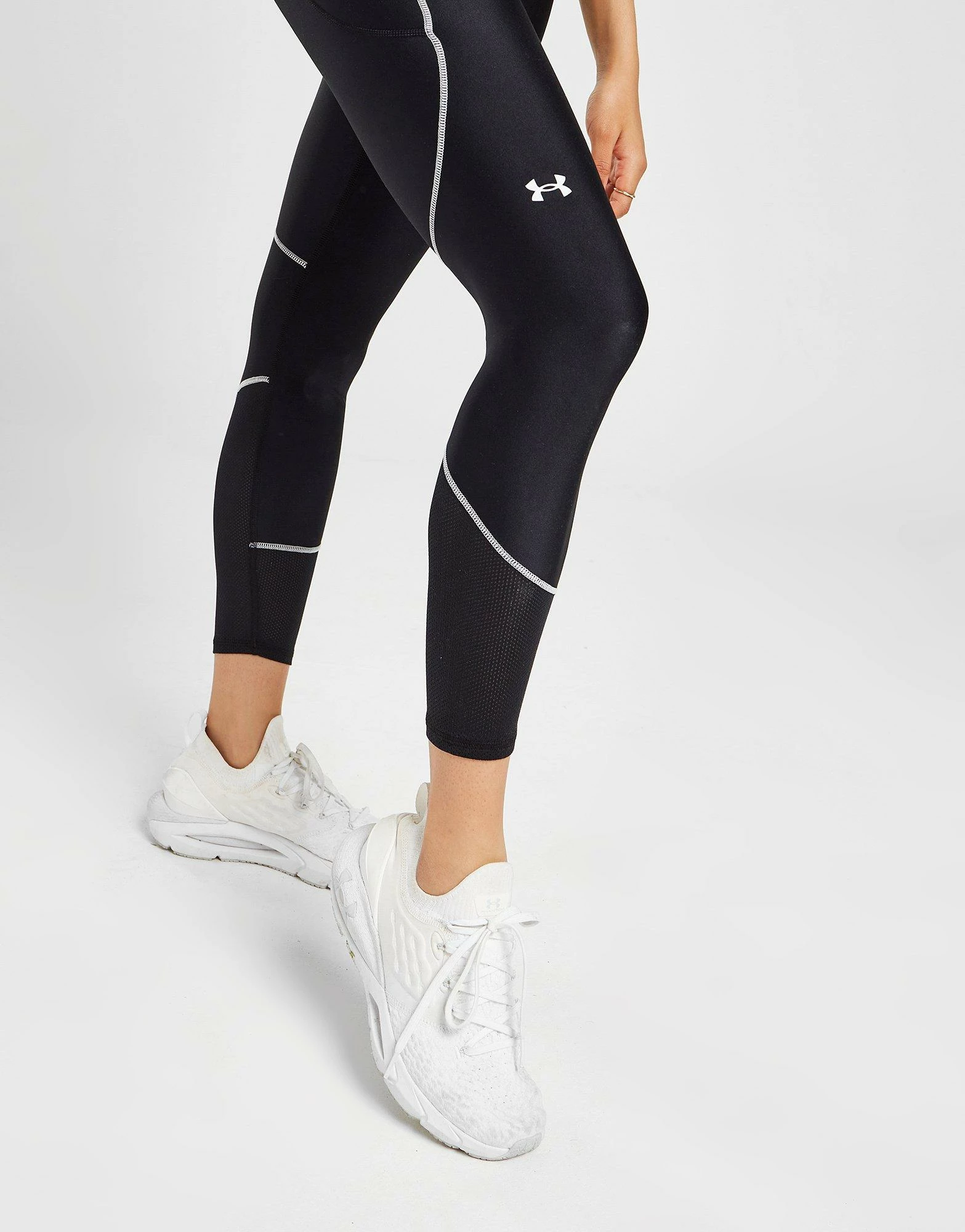 Under Armour HeatGear Colour Block Tights Sort - Billede 5