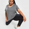 Under Armour Tech Twist Plus Size Short Sleeve T-Shirt Sort