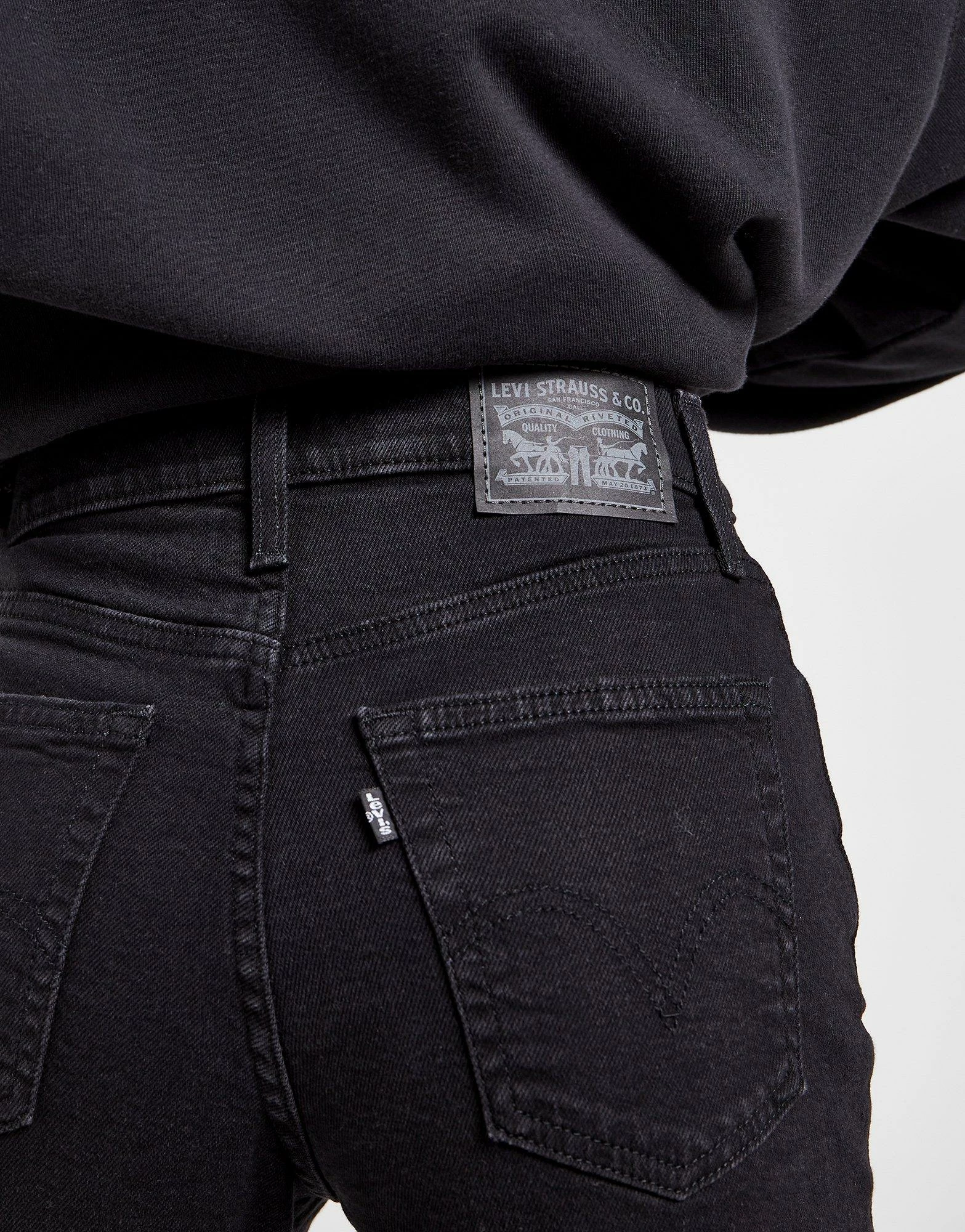 Levi's High-Waisted Mom Jeans Sort - Billede 4