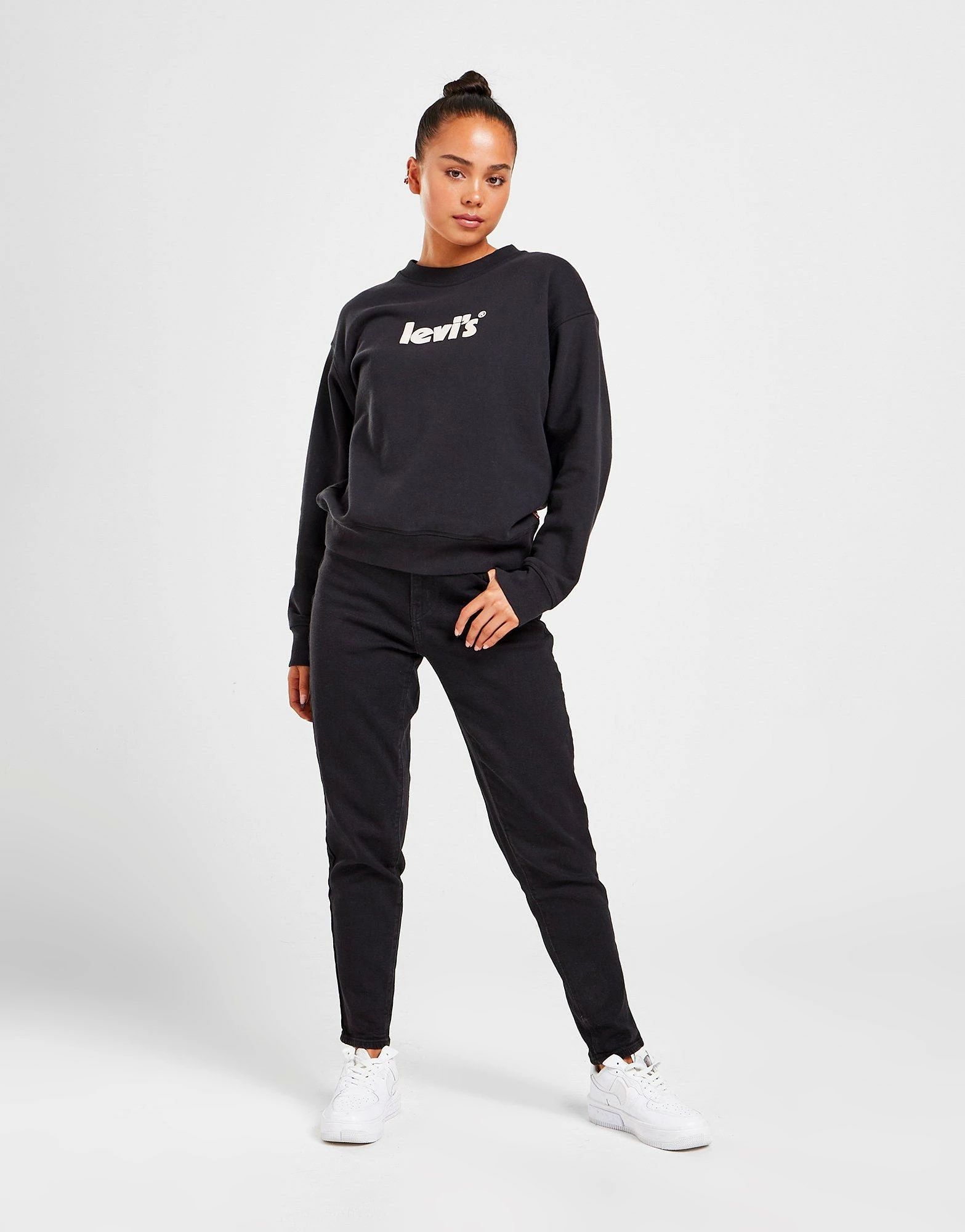 Levi's High-Waisted Mom Jeans Sort - Billede 5