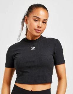 Adidas Originals Essentials Slim Crop Top Sort