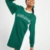 Adidas Originals Varsity Long Sleeve Dress Grøn
